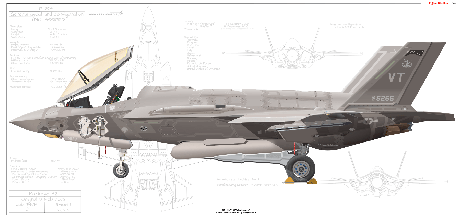 F-35A Lightning II, 134 FS 